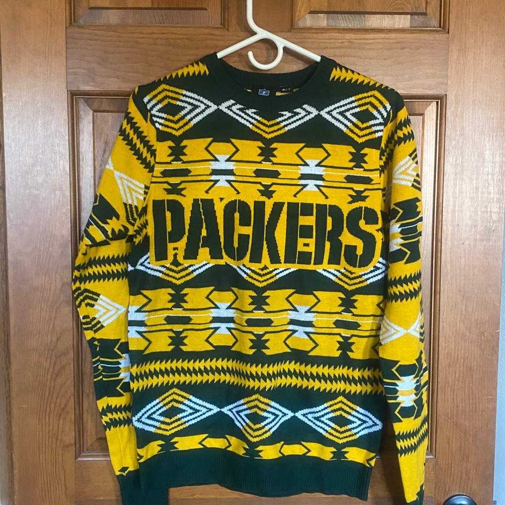 NWT NFL Team Apparel Green Bay Packers Klew Sweater, S